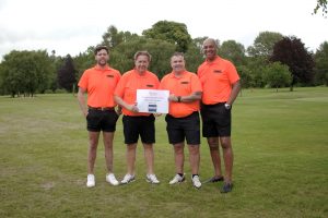 Winning golf team Peter Pan Charity Golf Day 2024