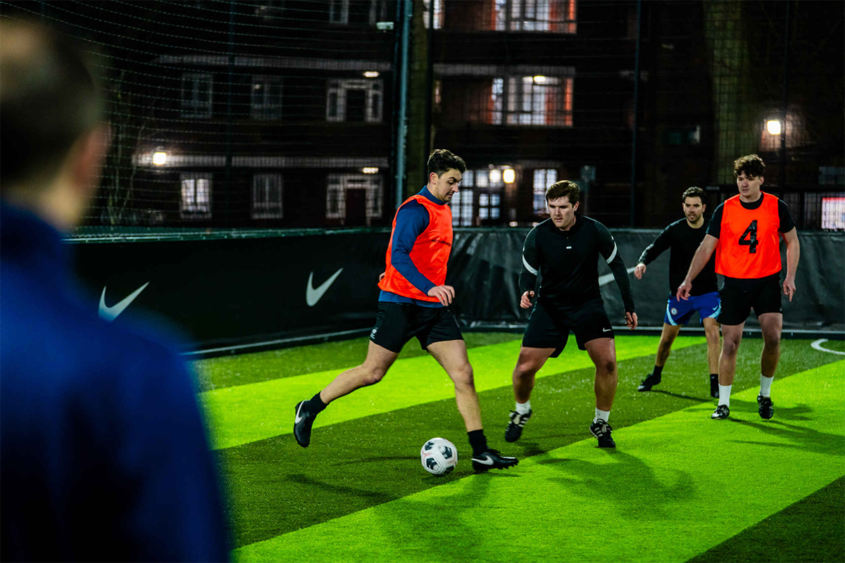 five aside football